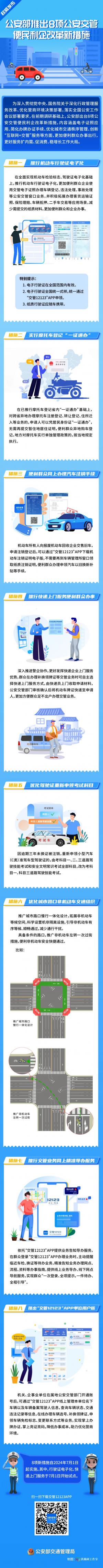 政策新规!7月1日起,8项公安交管改革新措施即将实施